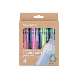 MARCATEXTO NEON ECONOVO PUNTA BISELADA 1.4MM 4U MARCATEXTO NEON ECONOVO PUNTA BISELADA 1.4MM 4U