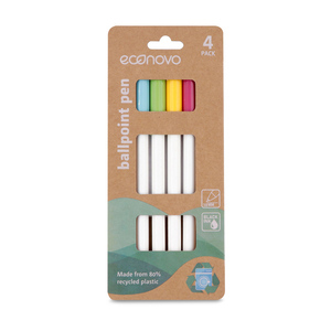 BOLIGRAFO ECONOVO NEGRO 1.00MM 4U (MATERIAL: rABS) BOLIGRAFO ECONOVO NEGRO 1.00MM 4U (MATERIAL: rABS)