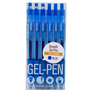 BOLIGRAFO RETRACTIL GEL TOP TEAM 0.7MM AZUL 6U BOLIGRAFO RETRACTIL GEL TOP TEAM 0.7MM AZUL 6U