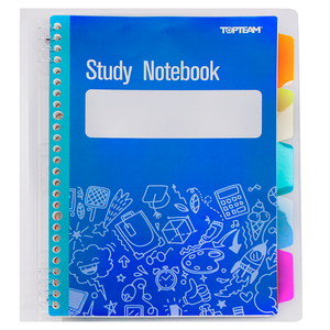CUADERNO ESPIRAL LINEAS TOP TEAM A5 AZUL 80H CUADERNO ESPIRAL LINEAS TOP TEAM A5 AZUL 80H