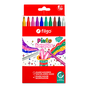 MARCADOR FILGO PINTO 2220 BORRABLES 10U MARCADOR FILGO PINTO 2220 BORRABLES 10U