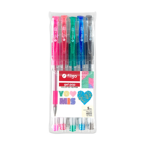 BOLIGRAFO FILGO ROLLER GEL GEL POP GLITTER 5U BOLIGRAFO FILGO ROLLER GEL GEL POP GLITTER 5U