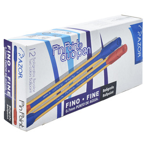 BOLIGRAFO AZOR DUO 0.7MM AZUL/ROJO 2U BOLIGRAFO AZOR DUO 0.7MM AZUL/ROJO 2U