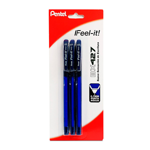 BOLIGRAFO PENTEL FEEL-IT 0.7MM AZUL 3U BOLIGRAFO PENTEL FEEL-IT 0.7MM AZUL 3U