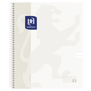CUADERNO ESPIRAL RAYAS EUROPEAN 1 80H (PROFESIONAL, PASTA DURA, BLANCO) CUADERNO ESPIRAL RAYAS EUROPEAN 1 80H (PROFESIONAL, PASTA DURA, BLANCO)
