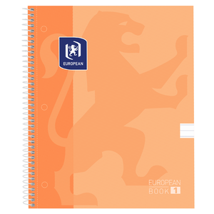 CUADERNO ESPIRAL RAYAS EUROPEAN 1 80H (PROFESIONAL, PASTA DURA, MELOCOTON) CUADERNO ESPIRAL RAYAS EUROPEAN 1 80H (PROFESIONAL, PASTA DURA, MELOCOTON)