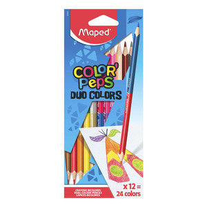 LAPICES DE COLORES MAPED COLORPEPS DUO 12U LAPICES DE COLORES MAPED COLORPEPS DUO 12U