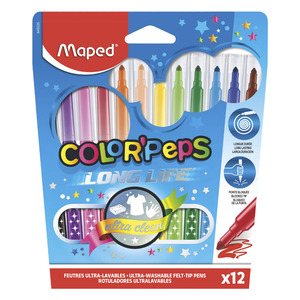 MARCADORES MAPED COLORPEPS LONG LIF4E 12U MARCADORES MAPED COLORPEPS LONG LIF4E 12U