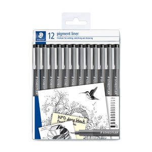 ROTULADOR STAEDTLER PIGMENT 12U (DIFERENTES ANCHOS DE PUNTA) ROTULADOR STAEDTLER PIGMENT 12U (DIFERENTES ANCHOS DE PUNTA)
