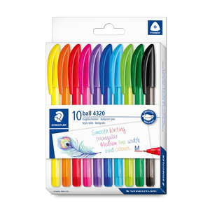 BOLIGRAFO STAEDTLER MEDIANO SURTIDO 10U BOLIGRAFO STAEDTLER MEDIANO SURTIDO 10U