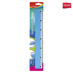 REGLA KEYROAD 30CM PLASTICO + ALUMINIO REGLA KEYROAD 30CM PLASTICO + ALUMINIO