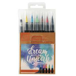 MARCADORES ACUARELABLES TREE IN ART 6U + 1 PINCEL 8MM MARCADORES ACUARELABLES TREE IN ART 6U + 1 PINCEL 8MM