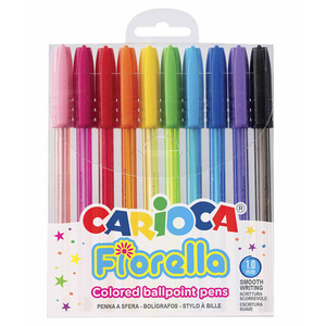 BOLIGRAFO CARIOCA FIORELLA COLORES 10U BOLIGRAFO CARIOCA FIORELLA COLORES 10U
