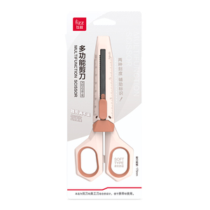 TIJERA FIZZ 2 EN 1 TIJERA + CUTTER BLANCA TIJERA FIZZ 2 EN 1 TIJERA + CUTTER BLANCA