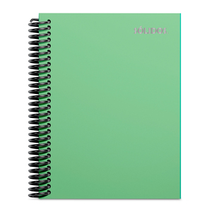 CUADERNO SOLIDO ESPIRAL CARTA PASTA FLEXIBLE MENTA 100H LINEAS CUADERNO SOLIDO ESPIRAL CARTA PASTA FLEXIBLE MENTA 100H LINEAS