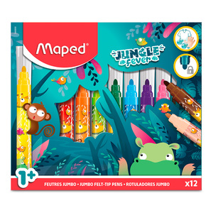 MARCADORES MAPED JUMBO JUNGLE FEVER 12U MARCADORES MAPED JUMBO JUNGLE FEVER 12U