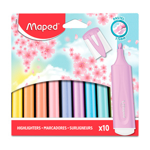 MARCATEXTOS MAPED PEPS PASTEL 10U MARCATEXTOS MAPED PEPS PASTEL 10U