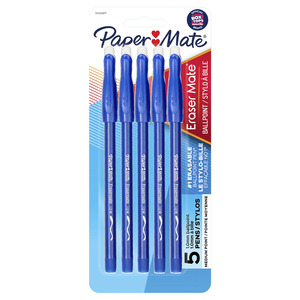 BOLIGRAFOS BORRABLES ERASER MATE AZUL 5U BOLIGRAFOS BORRABLES ERASER MATE AZUL 5U
