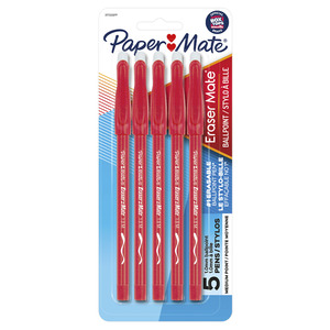 BOLIGRAFOS BORRABLES ERASER MATE ROJO 5U BOLIGRAFOS BORRABLES ERASER MATE ROJO 5U