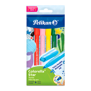 MARCADORES PELIKAN COLORELLA STAR 6U (COLORES SURTIDOS) MARCADORES PELIKAN COLORELLA STAR 6U (COLORES SURTIDOS)