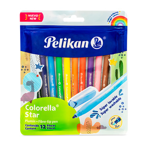 MARCADORES PELIKAN COLORELLA STAR 12U (COLORES SURTIDOS) MARCADORES PELIKAN COLORELLA STAR 12U (COLORES SURTIDOS)