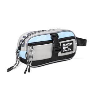 ESTUCHE ISTUDY GRIS CON DETALLE NEGRO Y CELESTE ESTUCHE ISTUDY GRIS CON DETALLE NEGRO Y CELESTE