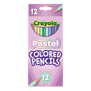 LAPICES DE COLOR CRAYOLA PASTEL 12U LAPICES DE COLOR CRAYOLA PASTEL 12U