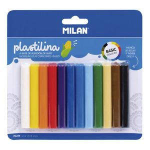 PLASTILINA MILAN BARRITAS 140GRS 12U PLASTILINA MILAN BARRITAS 140GRS 12U