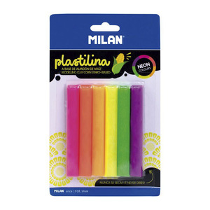 PLASTILINA MILAN BARRITAS 70GRS 6U PLASTILINA MILAN BARRITAS 70GRS 6U