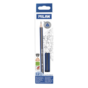 LAPIZ DE GRAFITO MILAN TRIANGULARES 2B 12U LAPIZ DE GRAFITO MILAN TRIANGULARES 2B 12U