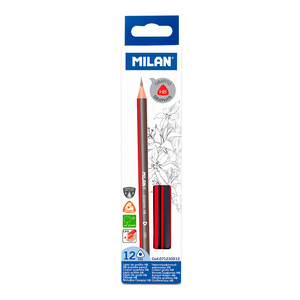 LAPIZ DE GRAFITO MILAN TRIANGULARES HB 12U LAPIZ DE GRAFITO MILAN TRIANGULARES HB 12U