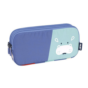 ESTUCHE MILAN FUN ANIMALS AZUL 3 ZIPPERS ESTUCHE MILAN FUN ANIMALS AZUL 3 ZIPPERS