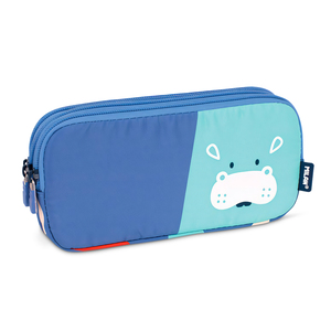 ESTUCHE MILAN FUN ANIMALS AZUL 3 ZIPPERS ESTUCHE MILAN FUN ANIMALS AZUL 3 ZIPPERS