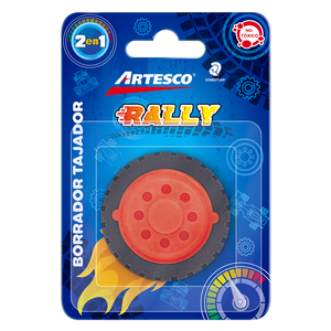 BORRADOR + SACAPUNTAS ARTESCO PLASTICO 1O RUEDA 1U BORRADOR + SACAPUNTAS ARTESCO PLASTICO 1O RUEDA 1U