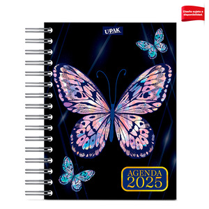 AGENDA 2025 DELUXE MARIPOSAS BRILLANTES AGENDA 2025 DELUXE MARIPOSAS BRILLANTES