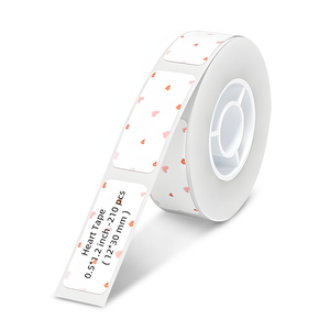 ETIQUETA TERMICA NIIMBOT 12X30MM CORAZONES ETIQUETA TERMICA NIIMBOT 12X30MM CORAZONES
