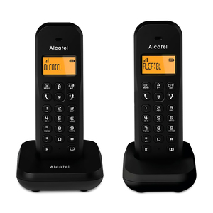 TELEFONO ALCATEL INALAMBRICO NEGRO DUO ALCATEL-E155DUO TELEFONO ALCATEL INALAMBRICO NEGRO DUO ALCATEL-E155DUO