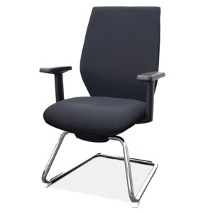 SILLA DE VISITA OFFICE STAR (BLANCO Y NEGRO) SILLA DE VISITA OFFICE STAR (BLANCO Y NEGRO)