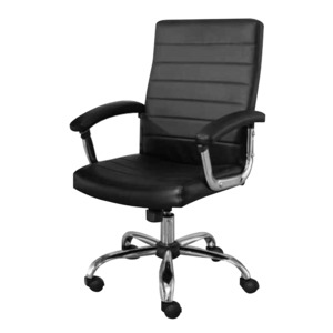 SILLA EJECUTIVA OFFICE STAR (PIEL, COLOR NEGRO) SILLA EJECUTIVA OFFICE STAR (PIEL, COLOR NEGRO)
