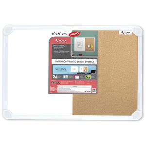 PIZARRON ALFRA MIXTO SNOW EVEREST (40X60 CMS) PIZARRON ALFRA MIXTO SNOW EVEREST (40X60 CMS)