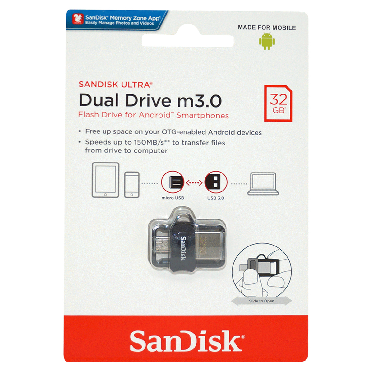 MEMORIA SANDISK DUAL 32 GB SDDD3-032G-G46