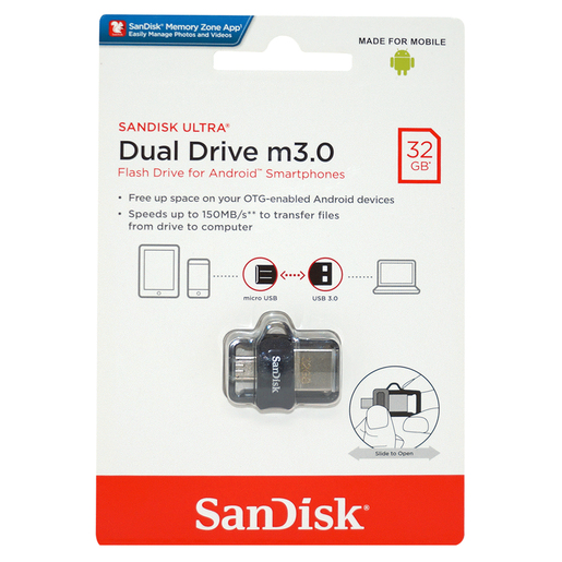 MEMORIA SANDISK DUAL 32 GB SDDD3-032G-G46