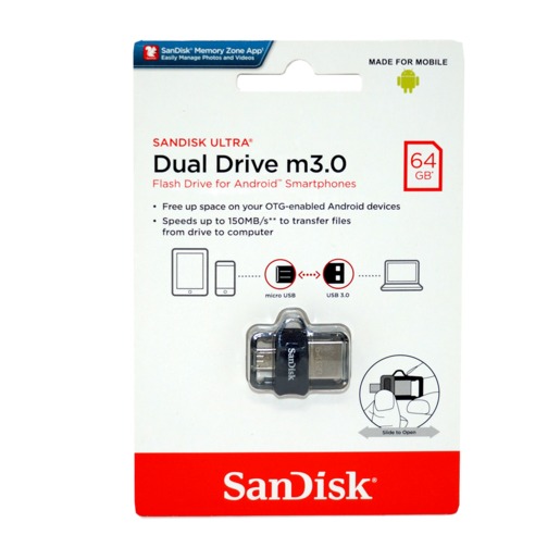 MEMORIA SANDISK DUAL 64 GB SDDD3-064G-G46
