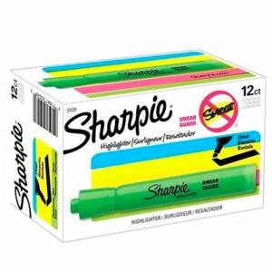 RESALTADOR SHARPIE (VERDE CAJA DE 12 UNIDADES) RESALTADOR SHARPIE (VERDE CAJA DE 12 UNIDADES)