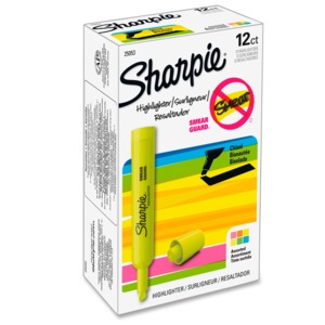 RESALTADOR SHARPIE (COLORES SURTIDOS 12 UNIDADES) RESALTADOR SHARPIE (COLORES SURTIDOS 12 UNIDADES)