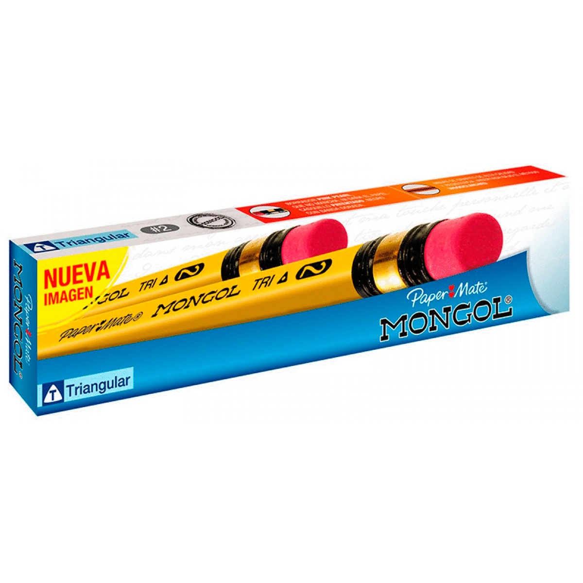 LAPIZ MONGO GRAFITO TRIANGULAR CAJA 12UDS