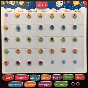 CALENDARIO MAGNETICO PLACKIT (ESCOLAR) CALENDARIO MAGNETICO PLACKIT (ESCOLAR)