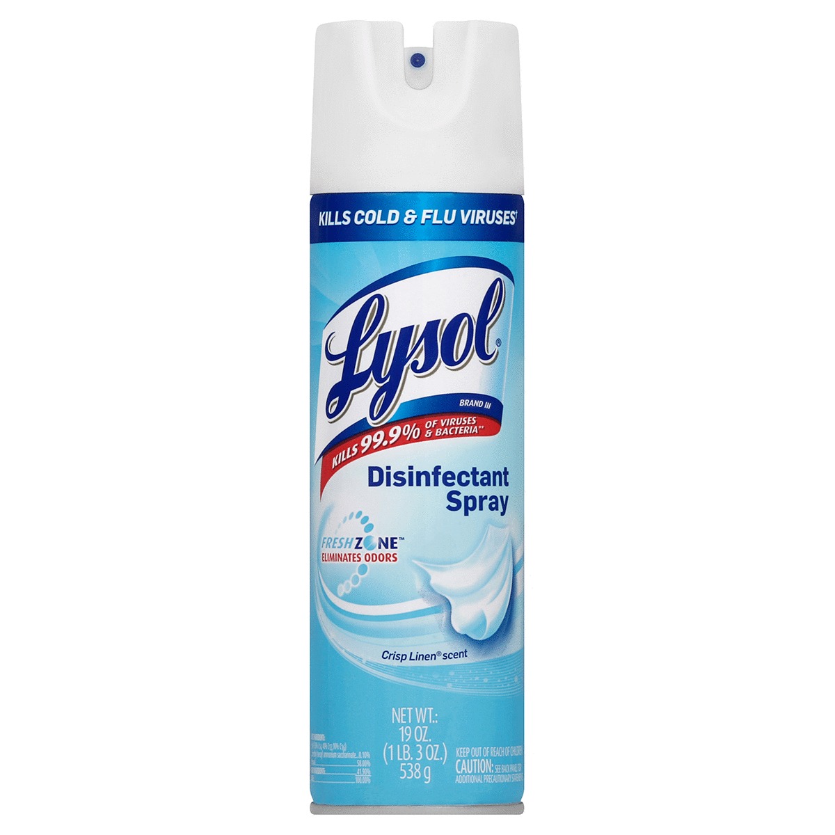 DESINFECTANTE LYSOL (CRISP LINEN SCENT, AEROSOL)