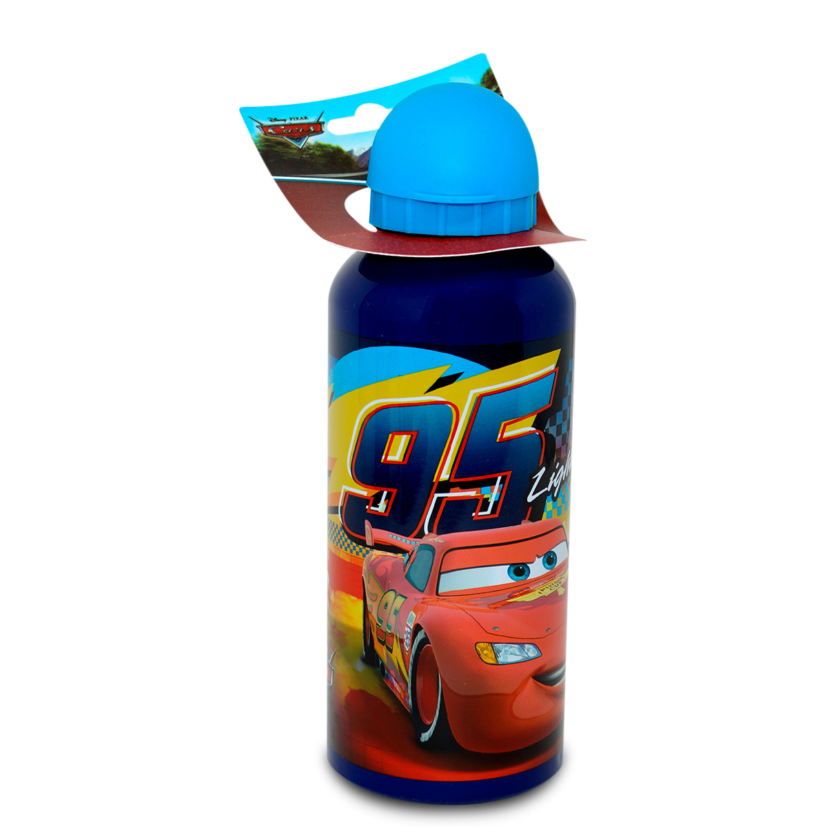 BOTELLA DE ALUMINIO (700 ML, DISENO CARS)