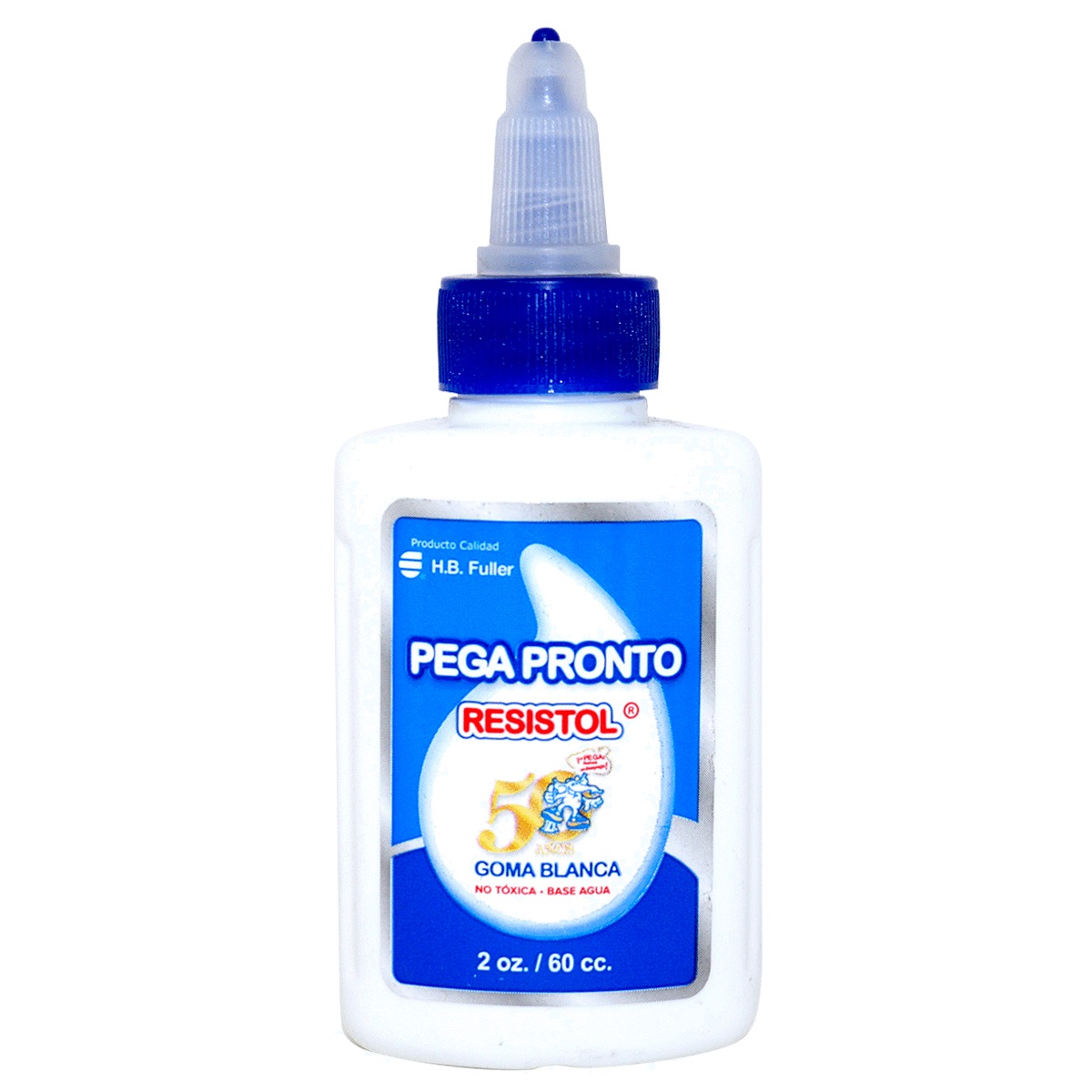 PEGA PRONTO RESISTOL GOMA BLANCA DE 2 ONZAS